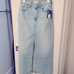Women's Denim Maxi Skirt.